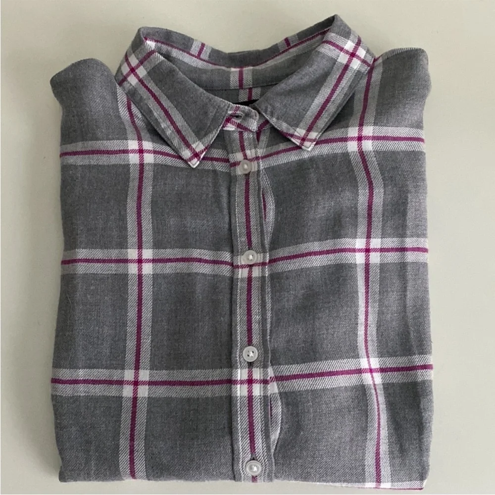NWOT Banana Republic Dillion Classic Fit Flannel Shirt XS - Picture 4 of 11